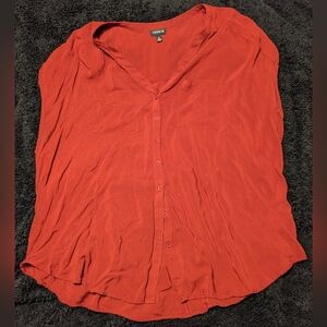 Torrid Sleeveless Red Blouse